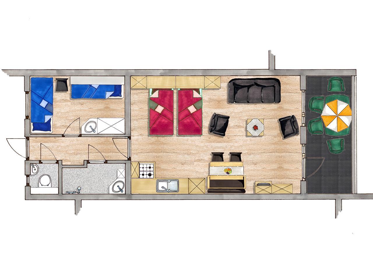 Panoorama Appartementen ノールベーク エクステリア 写真